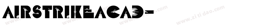 airstrikeacad字体转换