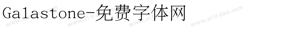 Galastone字体转换