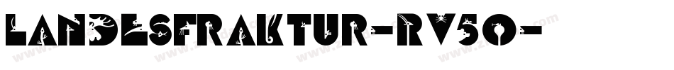 Landesfraktur-Rv5o字体转换