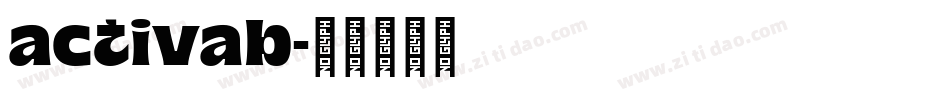 activab字体转换