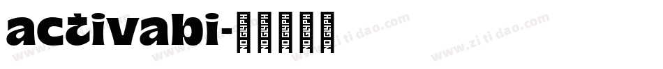 activabi字体转换