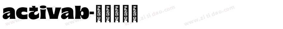 activab字体转换
