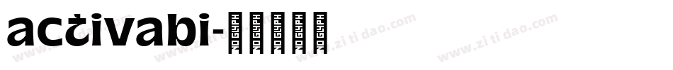 activabi字体转换