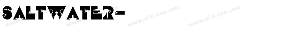 Saltwater字体转换