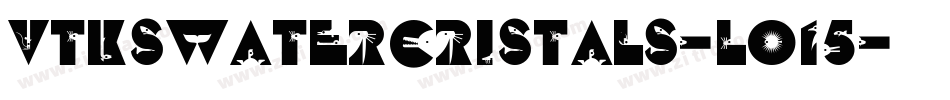 VtksWaterCristals-LO15字体转换