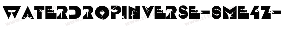 WaterDropInverse-8Me4z字体转换