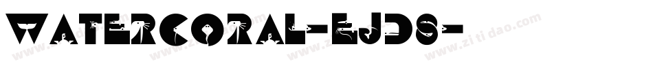 Watercoral-EjD8字体转换