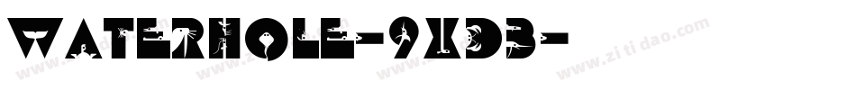 Waterhole-9XdB字体转换