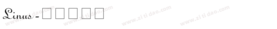 Linus字体转换