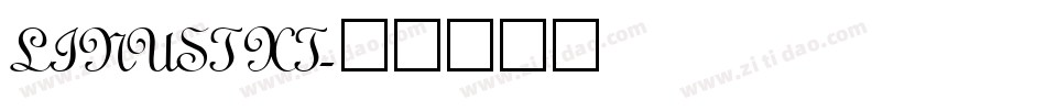 LINUSTXT字体转换