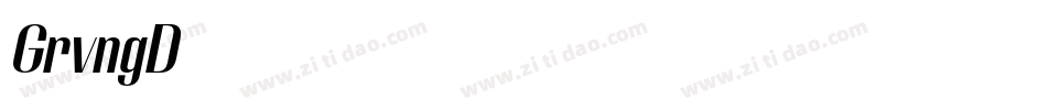 Grooving-DOa09字体转换