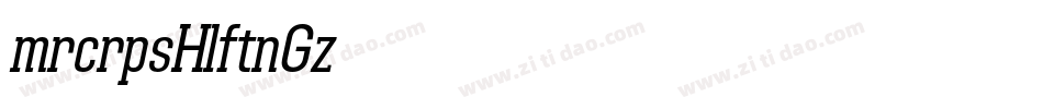 AmericorpsHalftone-8Gaz字体转换