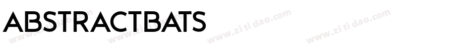 AbstractBats字体转换