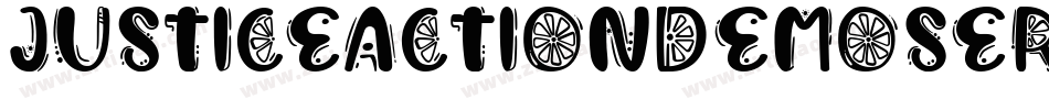 JusticeActionDemoSerif-8MZ0J字体转换