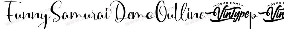 FunnySamuraiDemoOutline-p7ged字体转换