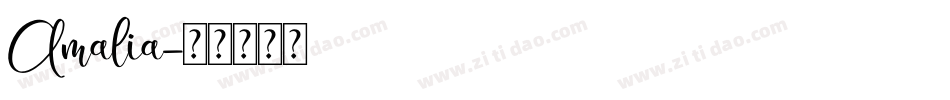 Amalia字体转换
