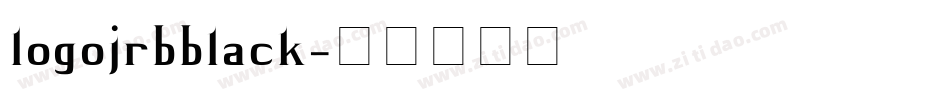 logojrbblack字体转换