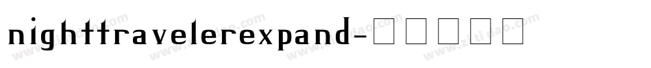 nighttravelerexpand字体转换