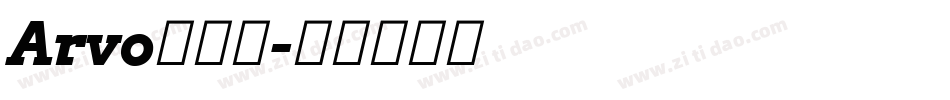 Arvo手机版字体转换