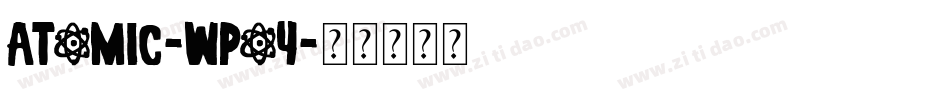Atomic-WpO4字体转换