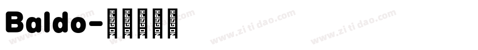 Baldo字体转换