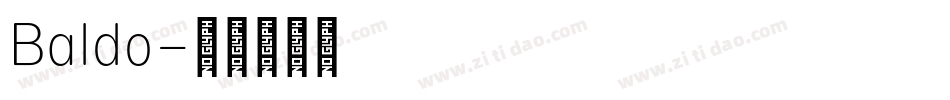 Baldo字体转换