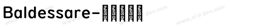 Baldessare字体转换