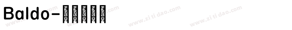 Baldo字体转换