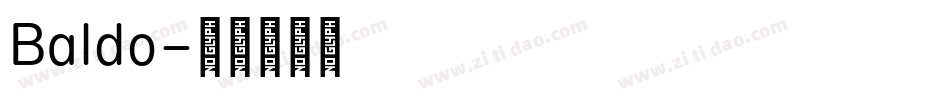 Baldo字体转换