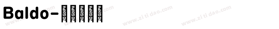 Baldo字体转换