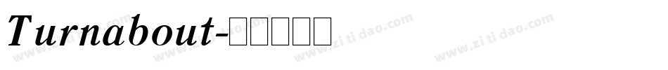 Turnabout字体转换