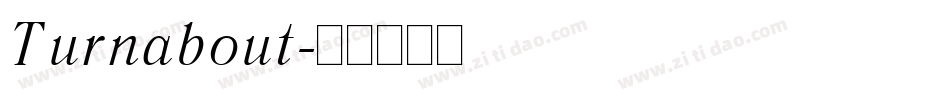 Turnabout字体转换