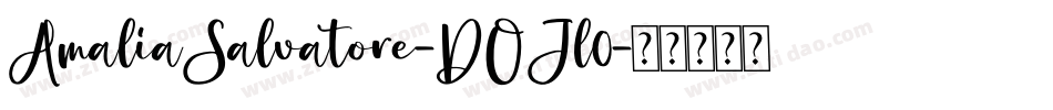AmaliaSalvatore-DOJl0字体转换