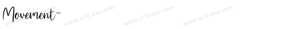 Movement字体转换