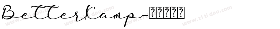 BetterKamp字体转换