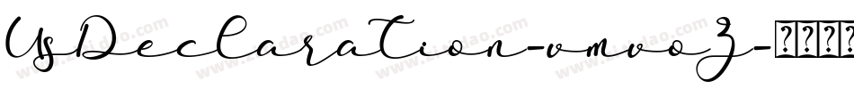 UsDeclaration-vmvoZ字体转换