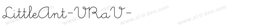 LittleAnt-VRaV字体转换
