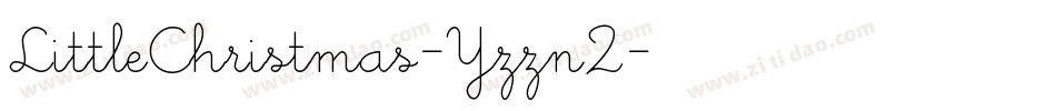 LittleChristmas-Yzzn2字体转换