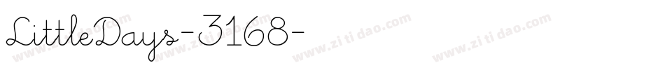 LittleDays-3168字体转换