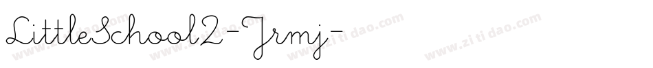 LittleSchool2-Jrmj字体转换