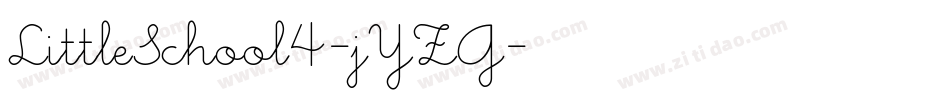 LittleSchool4-jYZG字体转换