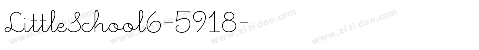 LittleSchool6-5918字体转换