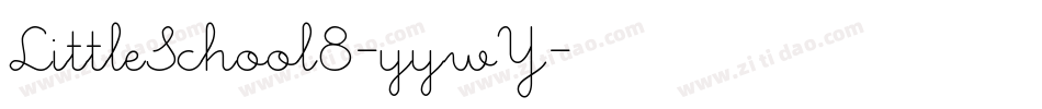 LittleSchool8-yywY字体转换