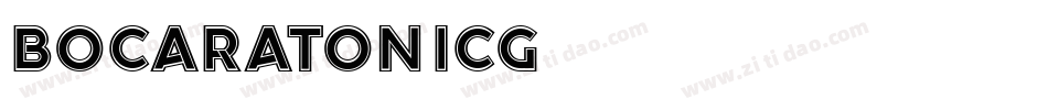 BocaRatonICG字体转换