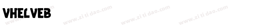 VHELVEB字体转换