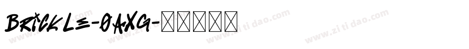 Brickle-0axG字体转换
