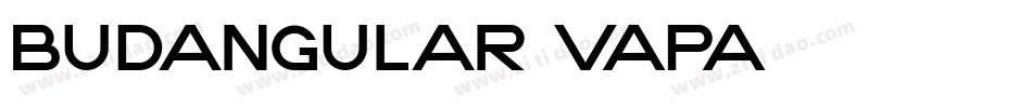 Budangular-vAPA字体转换