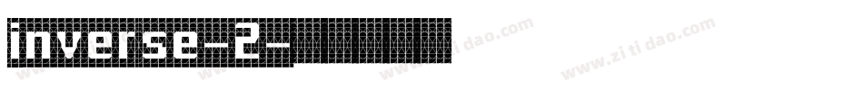 inverse-2字体转换