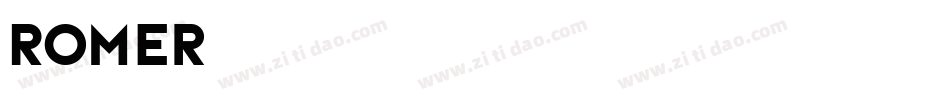 RomEr字体转换
