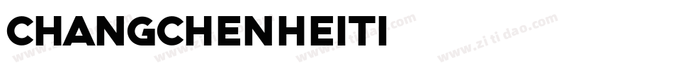 changchenheiti字体转换